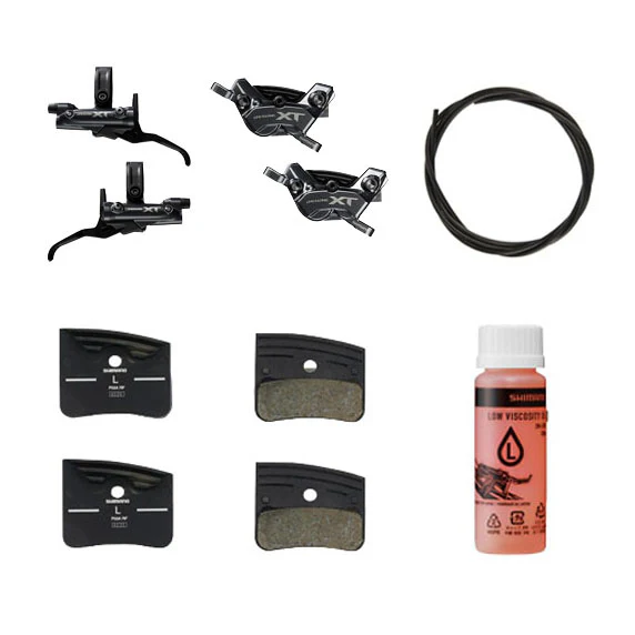 Shimano BR-M8220 Brake Upgrade Kit XT Trail BL-M8200 R&L / F&R 4-Piston